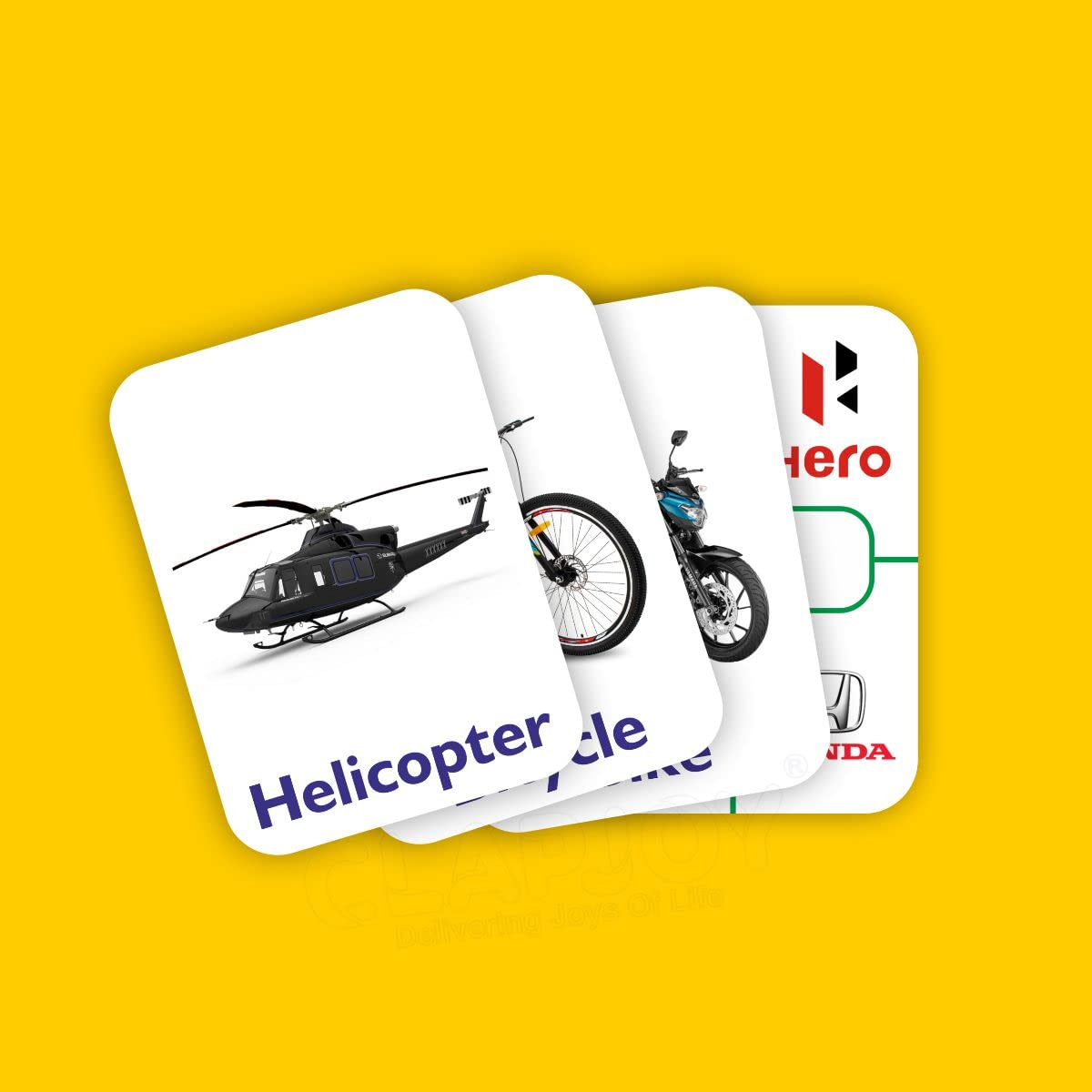 Clapjoy Vehicles Flash Card - Kee&Ka