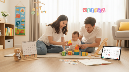 Track child development at home