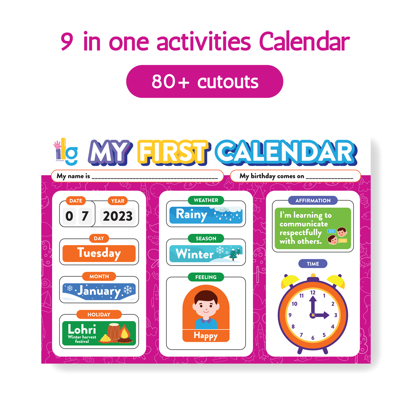 My First Home Calendar - Kee&Ka
