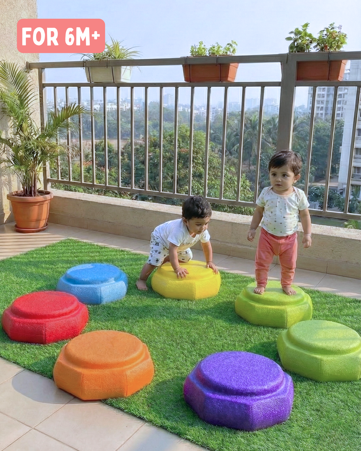 Stepping Stone & Balance Board Combo