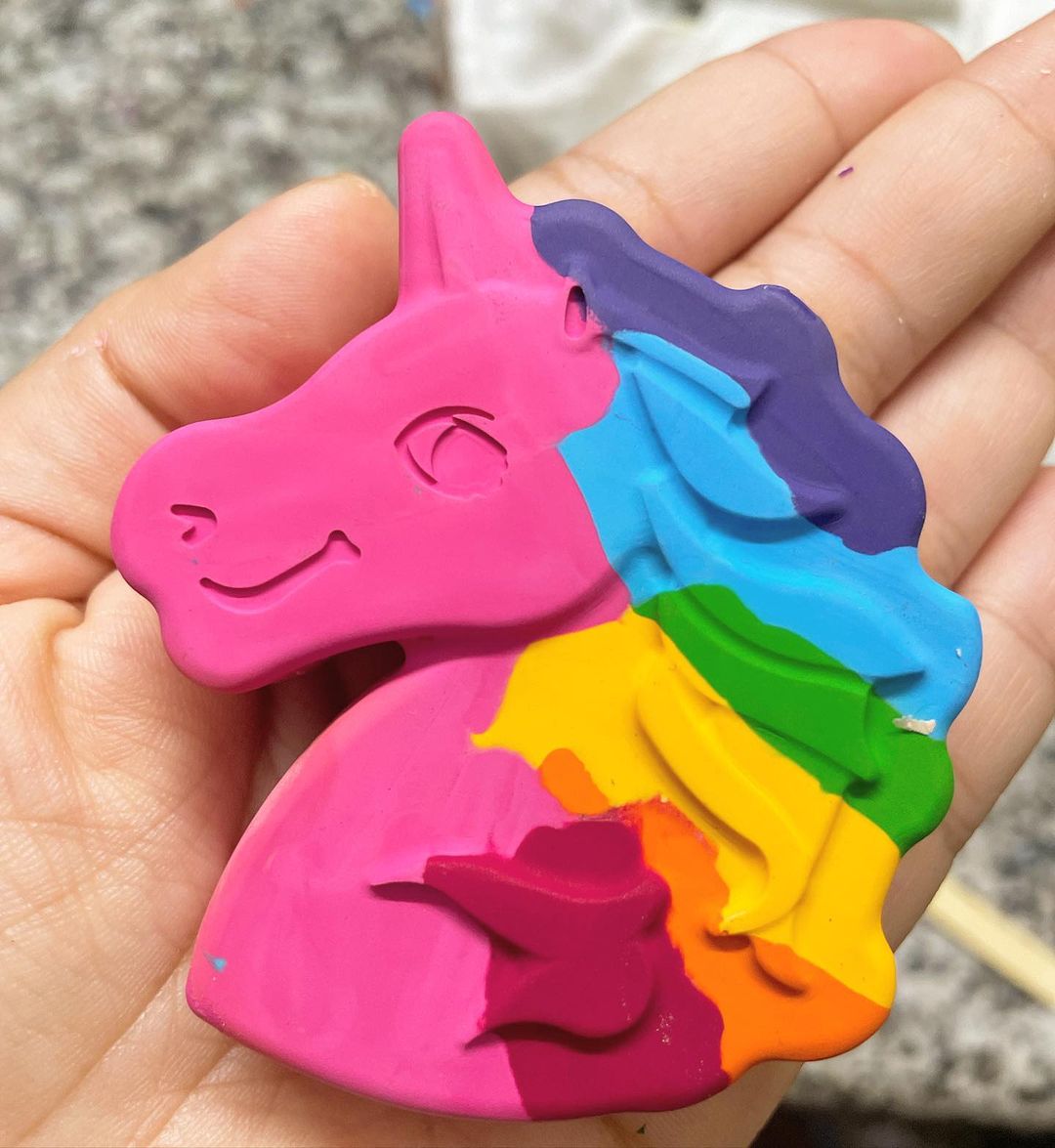 Jumbo Unicorn Krayon - 1 Piece (Random) - Kee&Ka