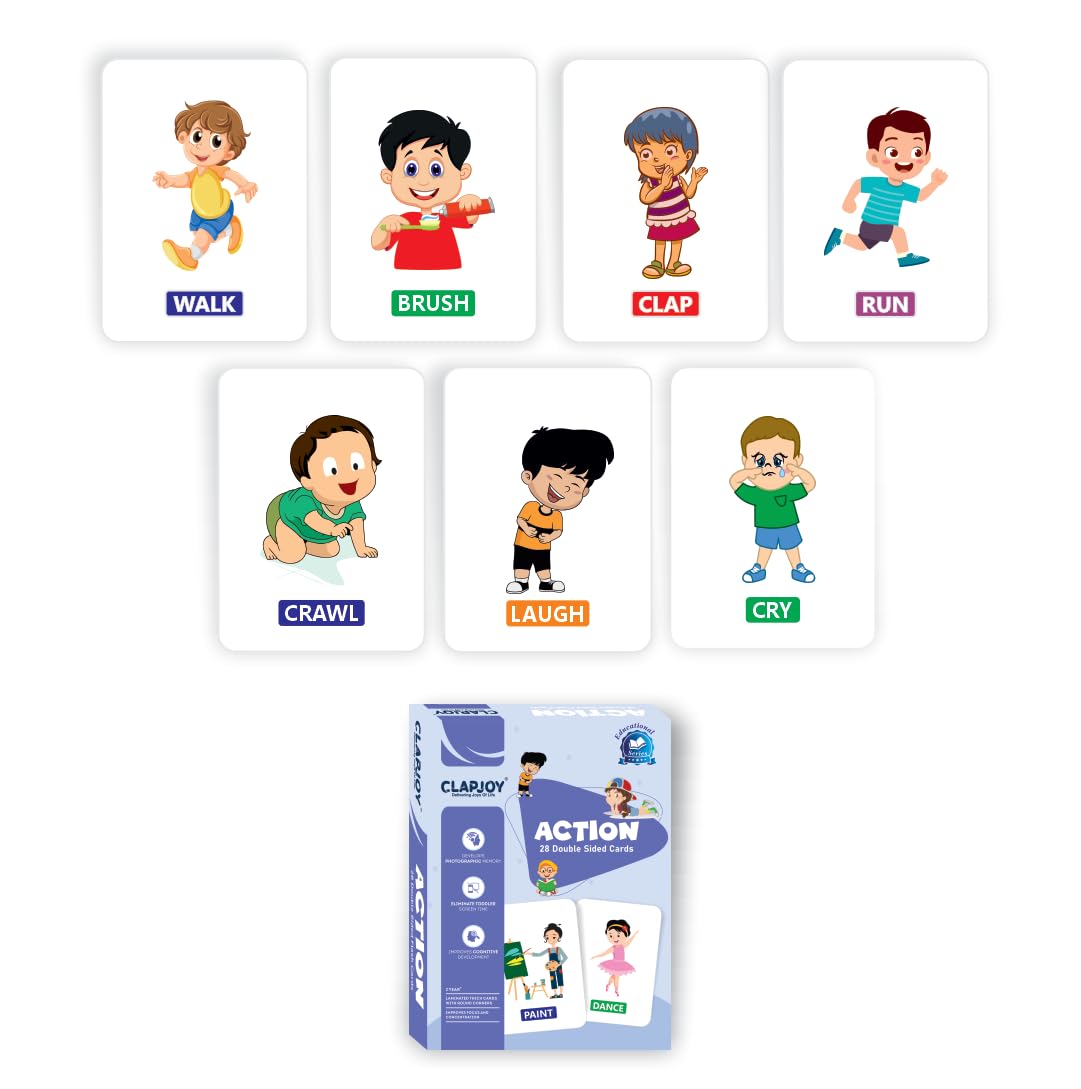 Clapjoy Action Flash Card - Kee&Ka