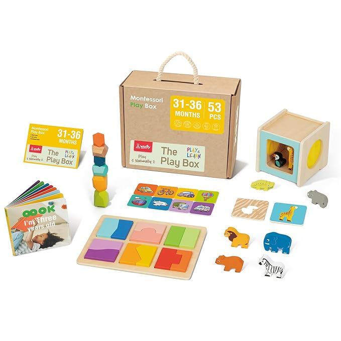 Montessori Learning Wooden boxes