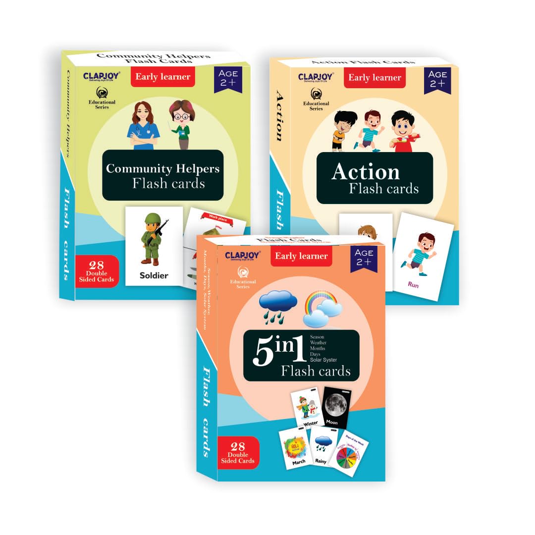 Clapjoy Community Helpers Flash Card - Kee&Ka
