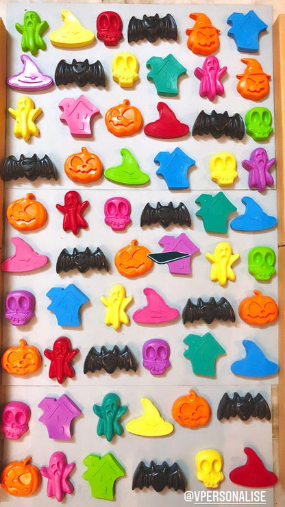 Jumbo Halloween Crayon set of 6 - Kee&Ka