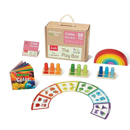 Play Box-Montessori Learning Wooden Baby Toys