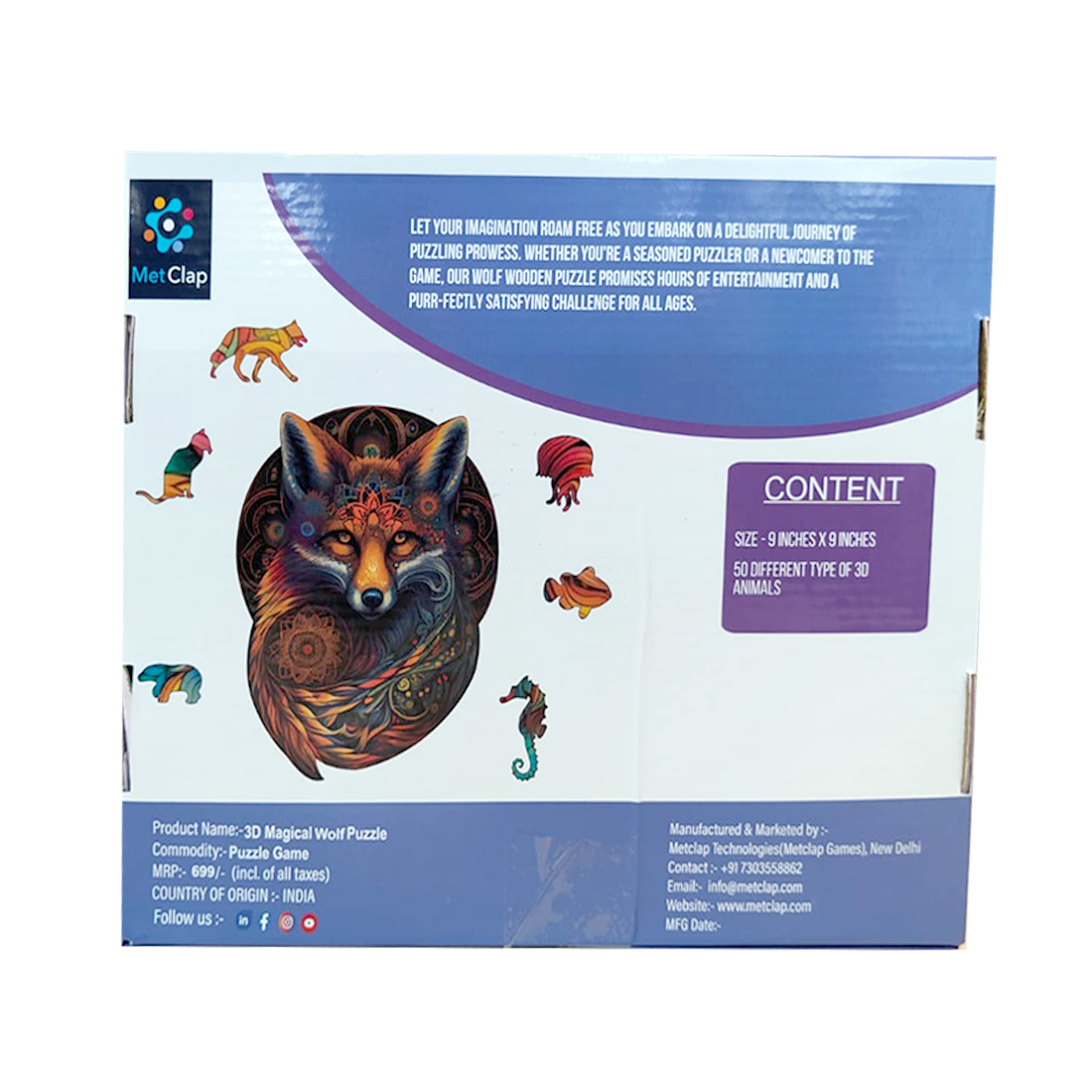 Baby Wolf Puzzle Magical - Kee&Ka