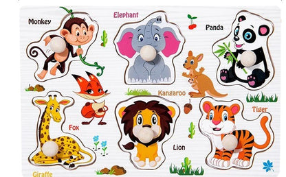 Early Learning Small Knob Puzzle - Kee&Ka
