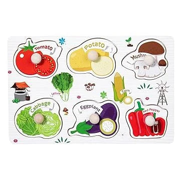 Early Learning Small Knob Puzzle - Kee&Ka