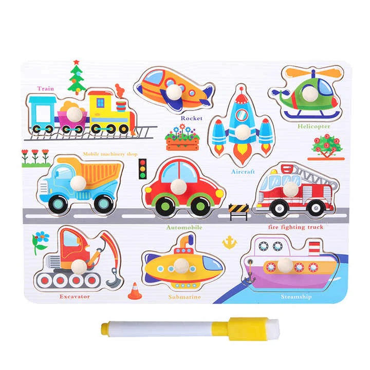 Early Learning Knob Puzzle - Kee&Ka