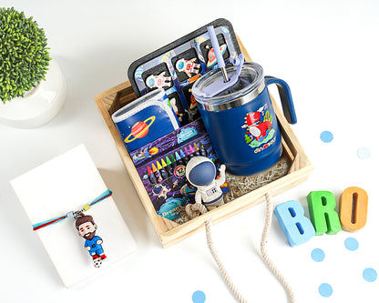Space Wooden Hamper
