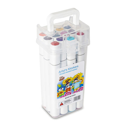 Set of 12 Touch Cool Dual Side Markers - Kee&Ka