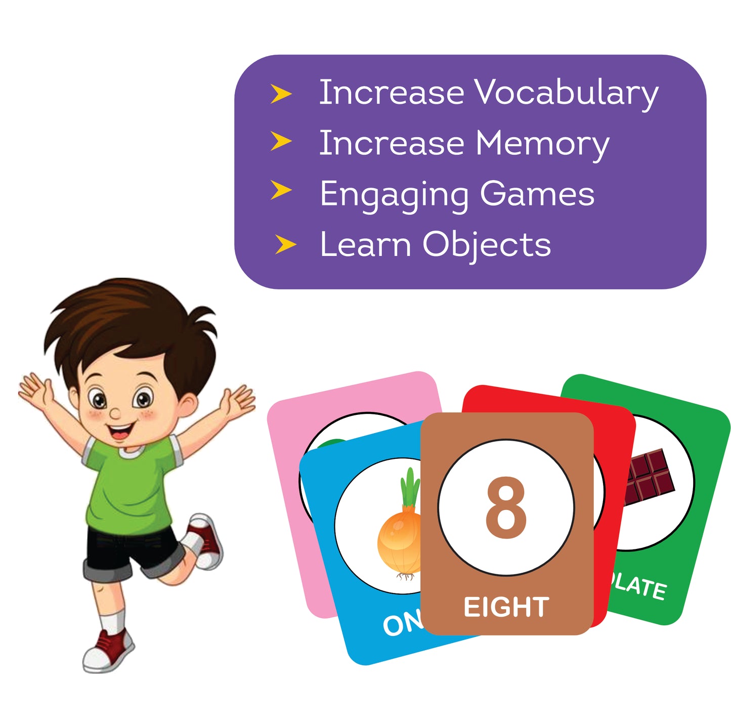Clapjoy My First 100 Words Flash Cards - Kee&Ka