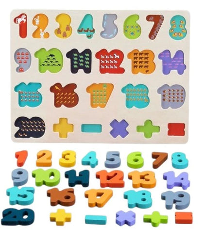 Chunky Number Board - Kee&Ka
