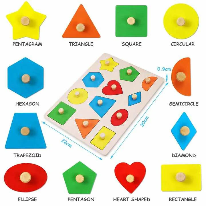 Twelve Shape Knob Puzzle - Kee&Ka