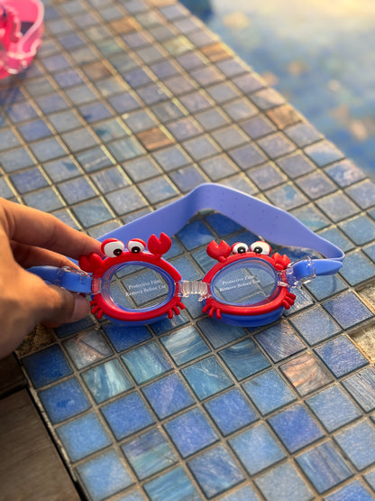 Crab Goggle+Pink Fish Cap+Donut Tube Combo - Kee&Ka