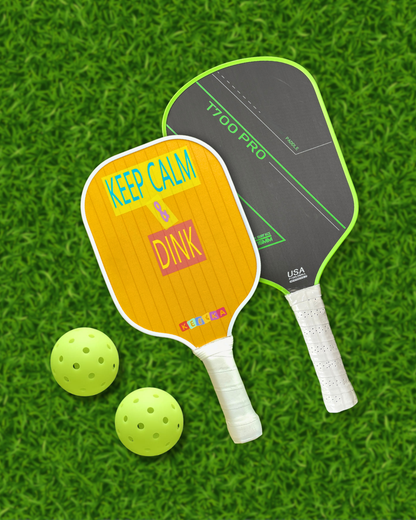 Pickleball Family Fun Set (1 Kids Paddle + 1 Adult Paddle + 2 Balls)