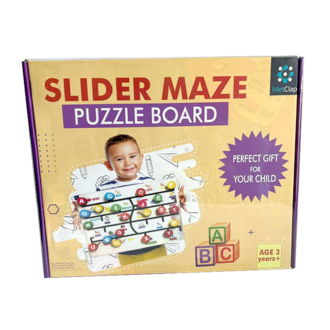 Metclap Slider Maze Number - Kee&Ka