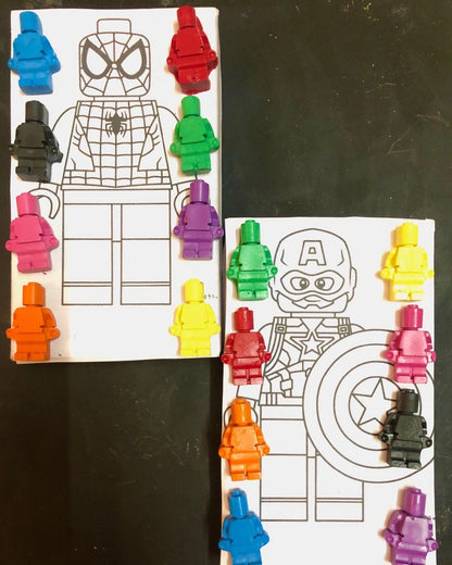 Lego Men Krayon set- 8 - Kee&Ka