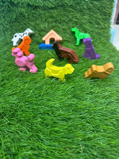 Dog Breed Crayon Set of 9 - Kee&Ka