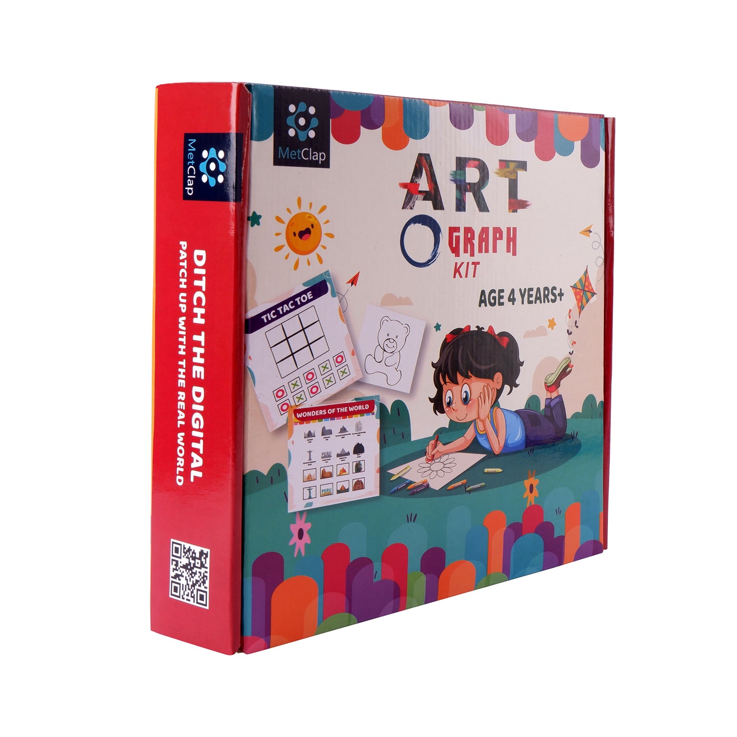 Metclap Art O Graph- Arts and Crafts for Kids Painting Activity for Preschool Kids - Kee&Ka