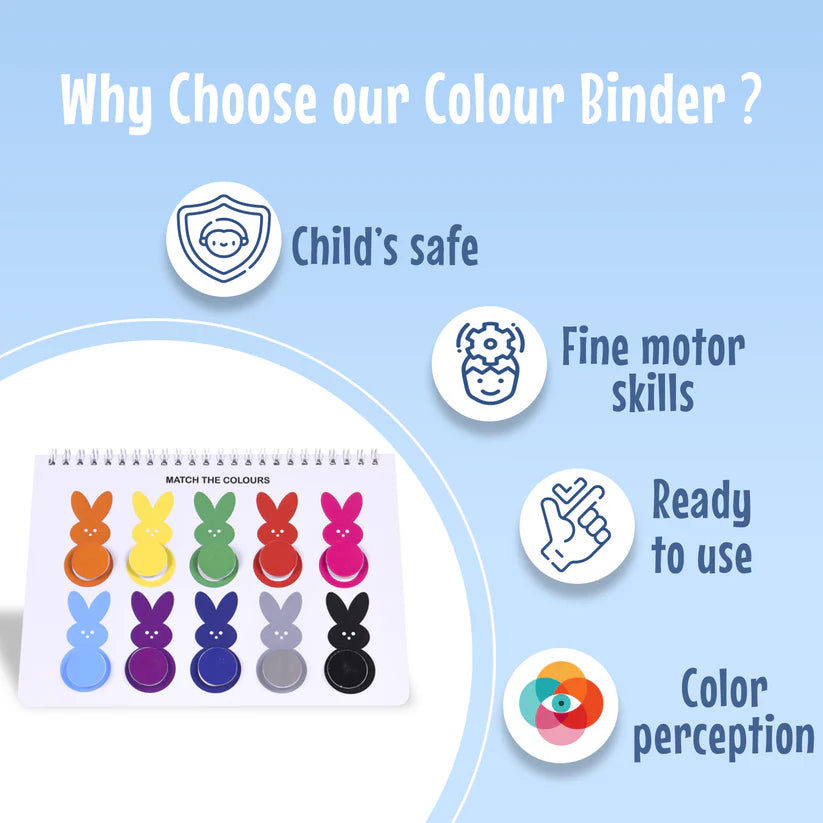 Colors Binder (Ages 1 to 4 years ) - Kee&Ka