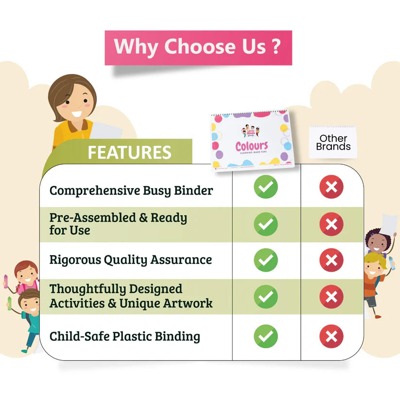 Colors Binder (Ages 1 to 4 years ) - Kee&Ka