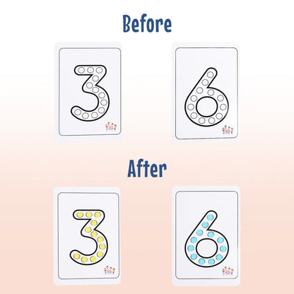 Number Dot Sticker Sheet - Kee&Ka