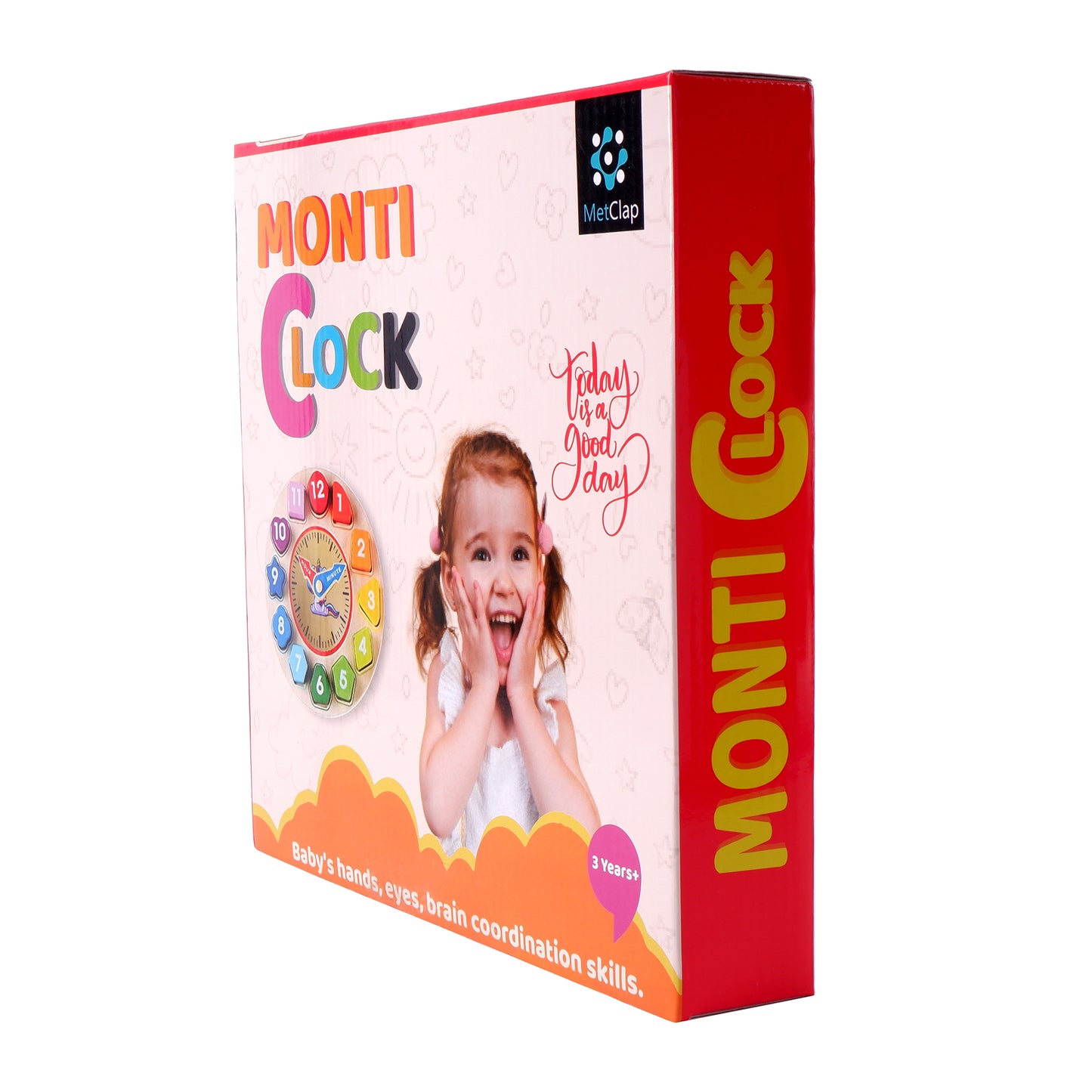 Metclap Monti Clock - 12 Different Shapes - Kee&Ka