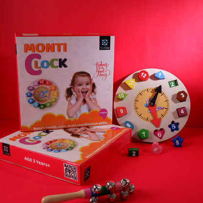 Metclap Monti Clock - 12 Different Shapes - Kee&Ka
