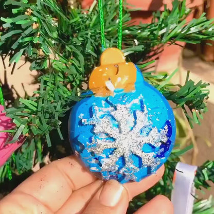 Jumbo Christmas Trees Ornament Crayon set of 6