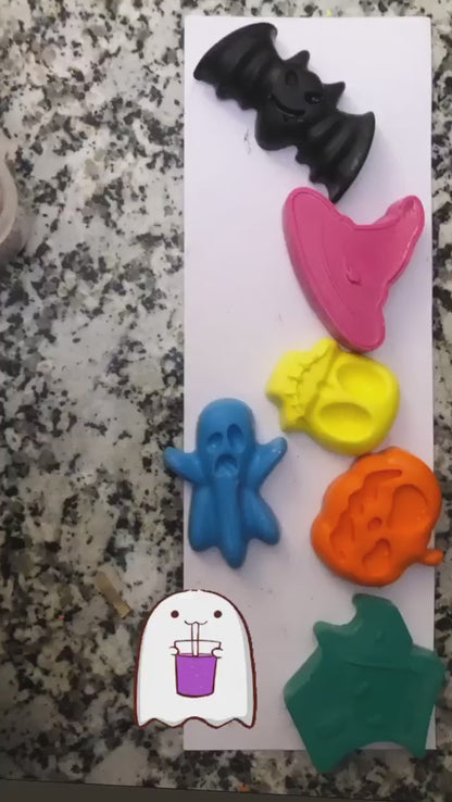 Jumbo Halloween Crayon set of 6