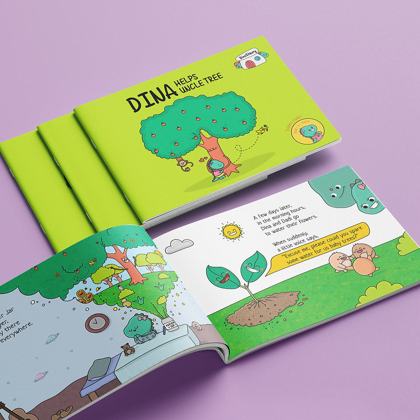 Respect Nature: Dina Helps Uncle Tree Book - Kee&Ka