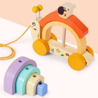 Snail Stacker Pull Along - Kee&Ka