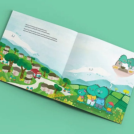 Respect Nature: Dina Helps Uncle Tree Book - Kee&Ka