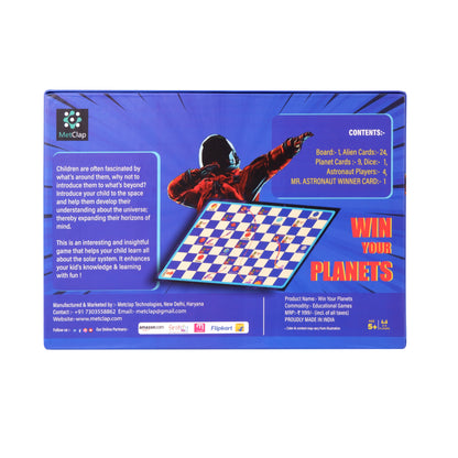 Metclap Win Your Planets (Ages -5 Years) - Kee&Ka